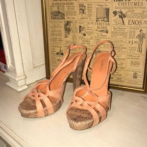 Charlotte Russe Coral Heels